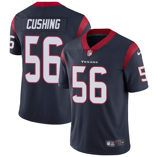 Nike Texans #56 Brian Cushing Navy Blue Team Color Men's Stitched NFL Vapor Untouchable Limited Jersey - Click Image to Close